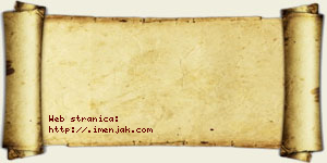 Lena Šijakov vizit kartica